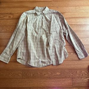 Eddie Bauer flannel green size M